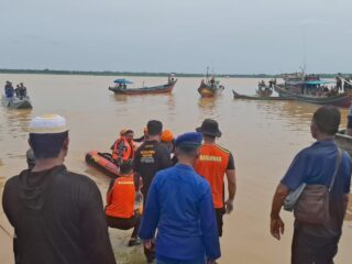 Jatuh Dari Pompong Bermuatan Sawit di Tanjabtim, ABK Pompong Ditemukan Tewas