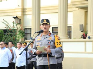 Pimpin Apel Gelar Pasukan Operasi Keselamatan, Kapolda Jambi: Untuk Tingkatkan Budaya Tertib Berlalu Lintas