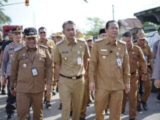 Bupati dan Wabup Muaro Jambi Sidak Pasar Pastikan Harga Kebutuhan Pokok Stabil Jelang Idul Fitri